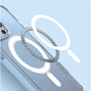 Capa Capinha Magsafe Compatível Com Iphone 11 12 13 14 15 16 Pro Max Anti Impacto Transparente Magnética Cor:iphone 13
