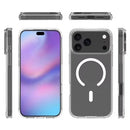 Capa Case Capinha Para Iphone 17 Pro Max- Crystal Slim Magsafe - Não Amarela - Transparente - Gshield